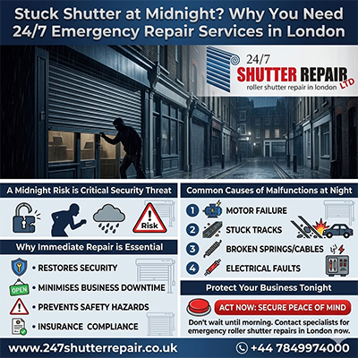 Stuck Shutter at Midnight? Why You Need 24/7 Emergency Repair Services in London