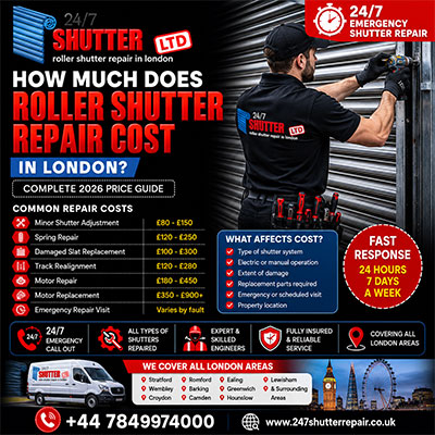 How Much Does Roller Shutter Repair Cost in London? A 2026 Price Guide
