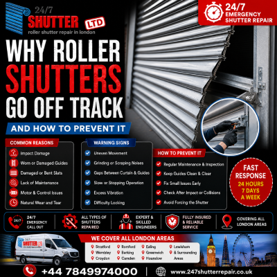 Why Roller Shutters Go Off Track and How London Businesses Can Prevent Costly Downtime